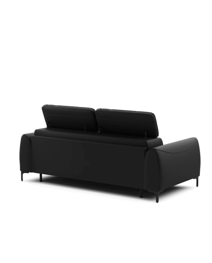 Super Cena! Sofa Monza, włoska funkcja spania, materac, regulowane zagłówki, PUSZMAN
