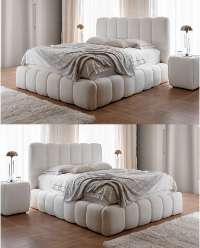Łóżka tapicerowane Cande 160x200, podnośnik, stelaż, pojemnik, Gruszka Meble Łóżka tapicerowane Cande 160x200, podnośnik, stelaż, pojemnik, Gruszka Meble