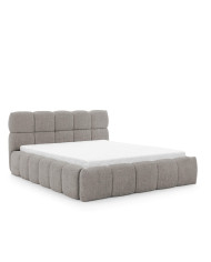 Łóżka tapicerowane Sorento 200x200, podnośnik, stelaż, pojemnik, Gruszka Meble
