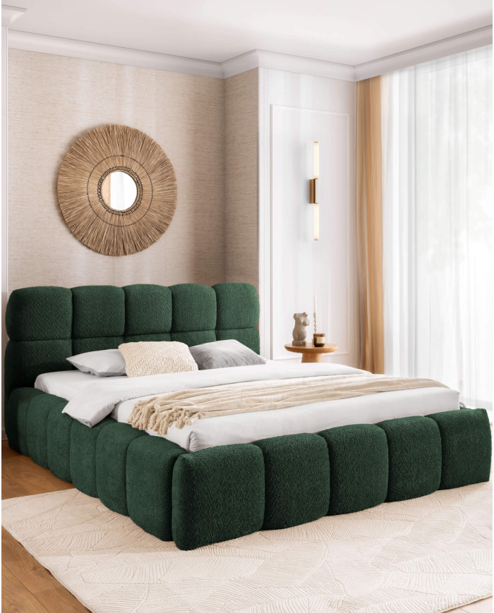 Łóżka tapicerowane Sorento 200x200, podnośnik, stelaż, pojemnik, Gruszka Meble