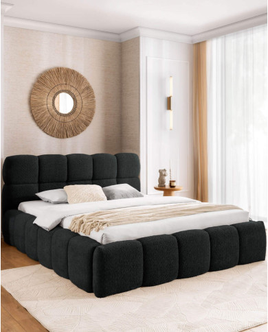 Łóżka tapicerowane Sorento 200x200, podnośnik, stelaż, pojemnik, Gruszka Meble Łóżka tapicerowane Sorento 200x200, podnośnik, stelaż, pojemnik, Gruszka Meble