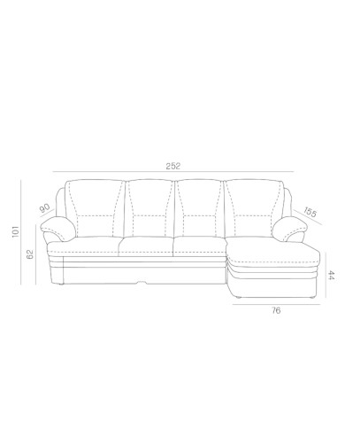 Narożnik Dubai S 3FB+OSB, funkcja spania, pojemnik, Stagra Narożnik Dubai S 3FB+OSB, funkcja spania, pojemnik, Stagra