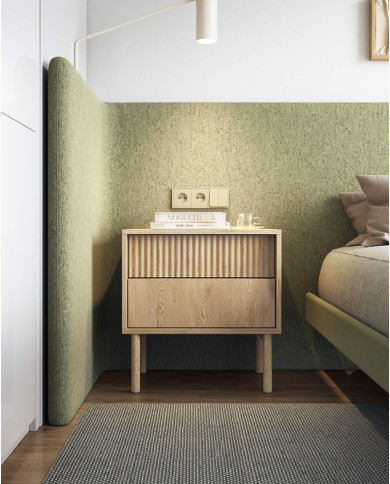 Szafka nocna Tavo 2s, szuflady, Dąb cremona, Laski Meble Szafka nocna Tavo 2s, szuflady, Dąb cremona, Laski Meble