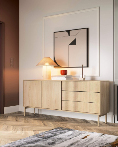 Szafka nocna Tavo 2s, szuflady, Dąb cremona, Laski Meble Szafka nocna Tavo 2s, szuflady, Dąb cremona, Laski Meble