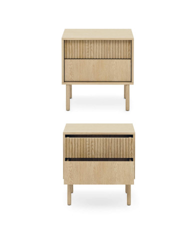 Szafka nocna Tavo 2s, szuflady, Dąb cremona, Laski Meble Szafka nocna Tavo 2s, szuflady, Dąb cremona, Laski Meble