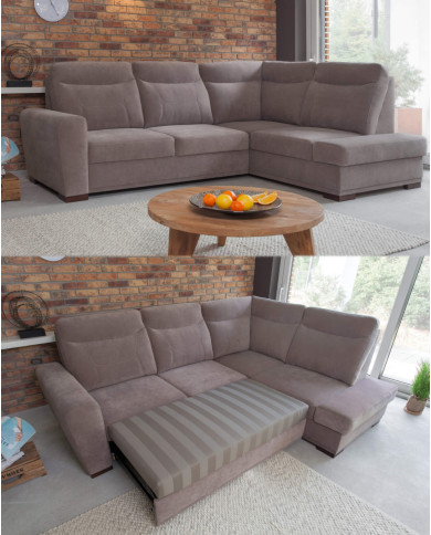 Narożnik Level, funkcja spania, pojemnik, MEBLAR Narożnik Level, funkcja spania, pojemnik, MEBLAR