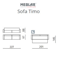Super Cena! Sofa Timo, funkcja spania, pojemnik, MEBLAR