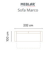 Super Cena! Sofa Marco, funkcja spania, pojemnik, MEBLAR