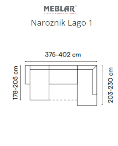 Narożnik Lago 1, funkcja spania, pojemniki, przestawne oparcia, regulowane zagłówki, MEBLAR Narożnik Lago 1, funkcja spania, pojemniki, przestawne oparcia, regulowane zagłówki, MEBLAR