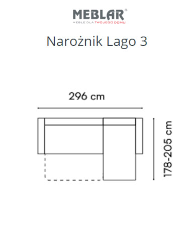 Narożnik Lago 3, funkcja spania, pojemnik, przestawne oparcia, regulowane zagłówki, MEBLAR Narożnik Lago 3, funkcja spania, pojemnik, przestawne oparcia, regulowane zagłówki, MEBLAR