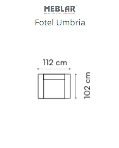 Fotel Umbria, MEBLAR Fotel Umbria, MEBLAR