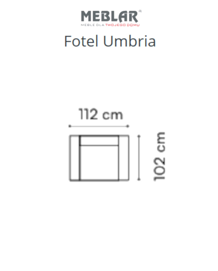 Fotel Umbria, MEBLAR Fotel Umbria, MEBLAR