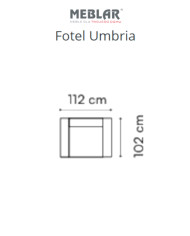 Fotel Umbria, MEBLAR Fotel Umbria, MEBLAR