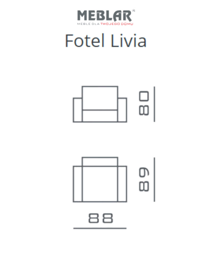 Fotel Livia, MEBLAR Fotel Livia, MEBLAR