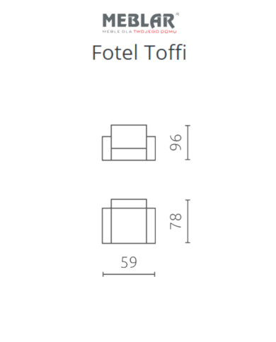 Fotel Toffi, MEBLAR Fotel Toffi, MEBLAR