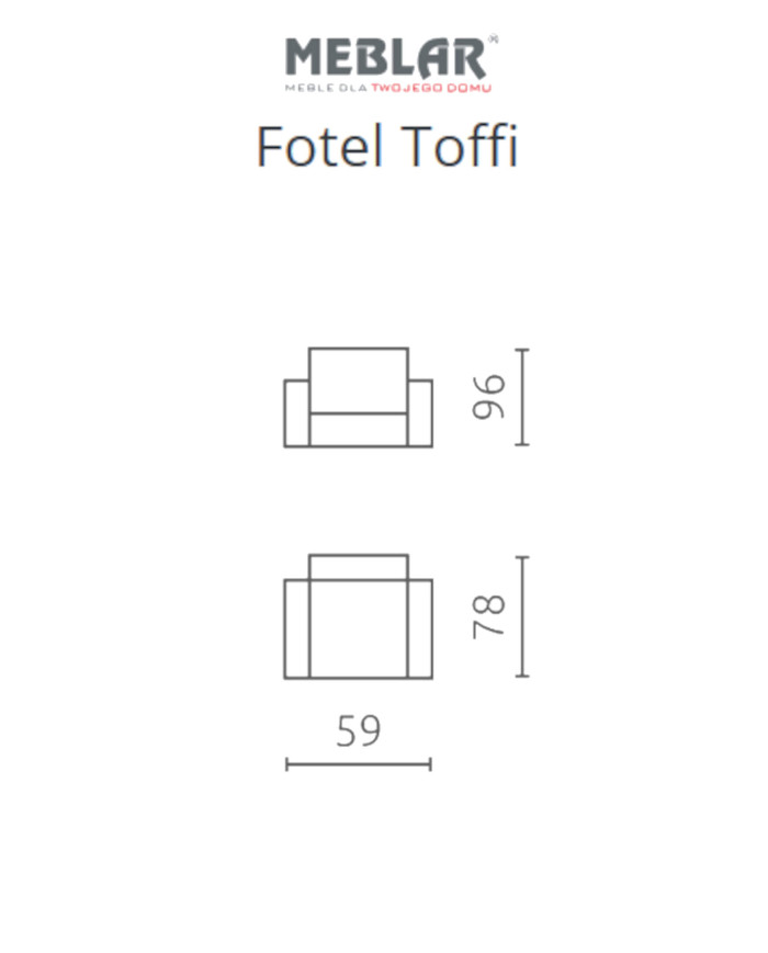 Fotel Toffi, MEBLAR Fotel Toffi, MEBLAR