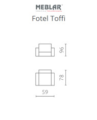 Fotel Toffi, MEBLAR Fotel Toffi, MEBLAR