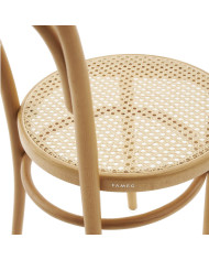 Krzesło A-18, gięte, wyplatane siedzisko, FAMEG Krzesło A-18, gięte, wyplatane siedzisko, FAMEG