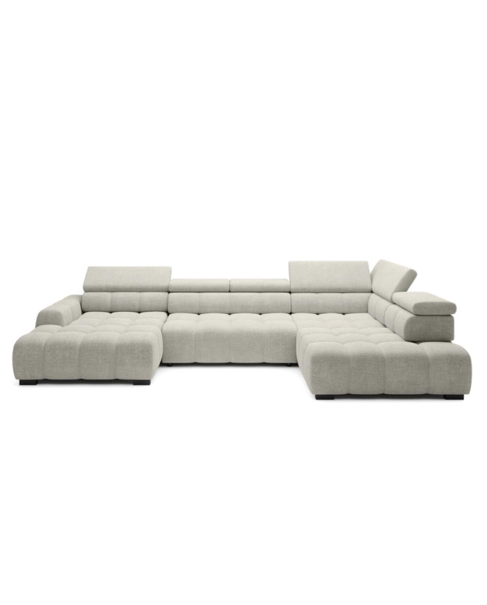 Narożnik Bull XL, regulowane zagłówki, elektrycznie wysuwane siedzisko, Wersal Narożnik Bull XL, regulowane zagłówki, elektrycznie wysuwane siedzisko, Wersal