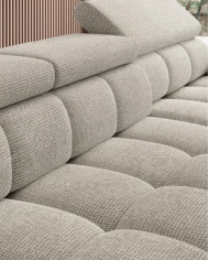 Narożnik Bull XL, regulowane zagłówki, elektrycznie wysuwane siedzisko, Wersal Narożnik Bull XL, regulowane zagłówki, elektrycznie wysuwane siedzisko, Wersal