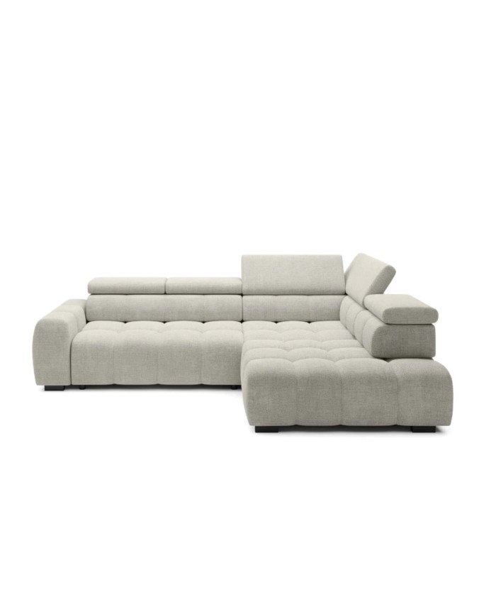 Narożnik Bull L, elektryczny wysuw siedziska, regulowane zagłówki, Wersal