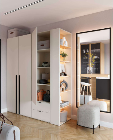 Komoda Woow WO-07, 3 drzwi, clay grey, LENART