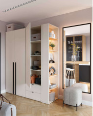 Półka wisząca Woow WO-10, dąb vincenza bielona, LENART