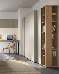 Komoda Luca LC07, drzwi, szuflady, Eukaliptus/ Dąb baltic dune, MEBLAR