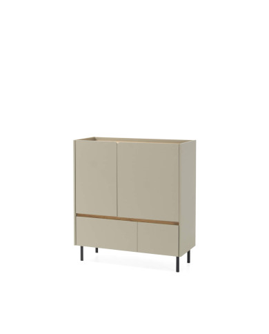 Komoda Luca LC09, drzwi, szuflady, Eukaliptus/ Dąb baltic dune, MEBLAR