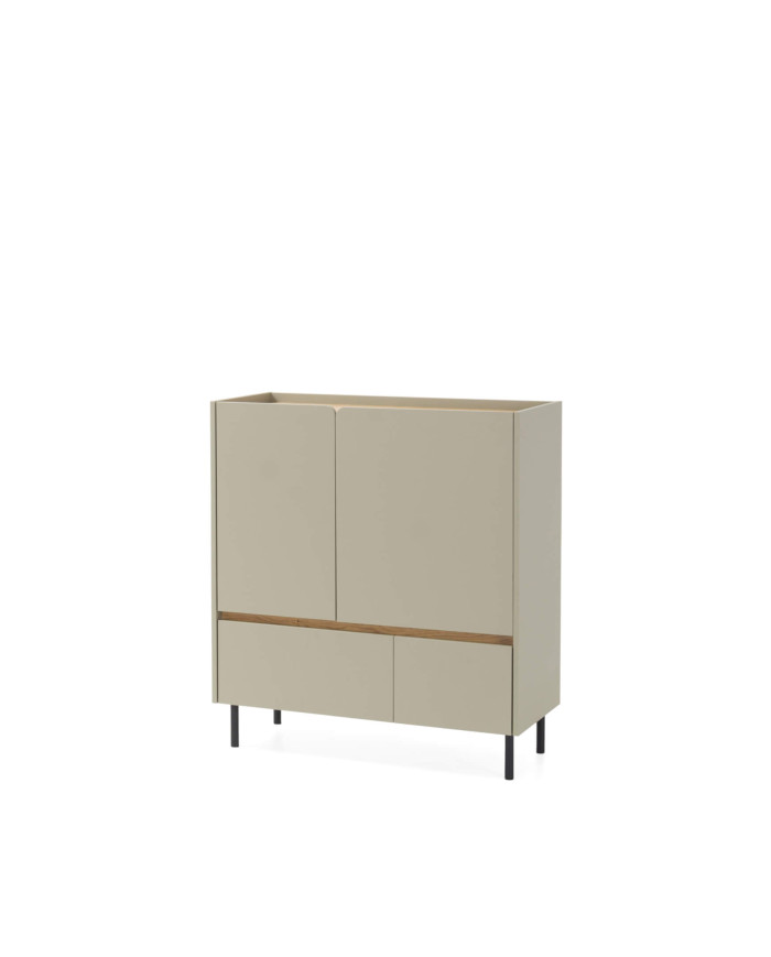 Komoda Luca LC09, drzwi, szuflady, Eukaliptus/ Dąb baltic dune, MEBLAR