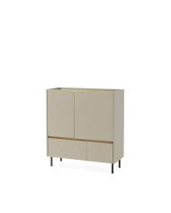 Komoda Luca LC09, drzwi, szuflady, Eukaliptus/ Dąb baltic dune, MEBLAR