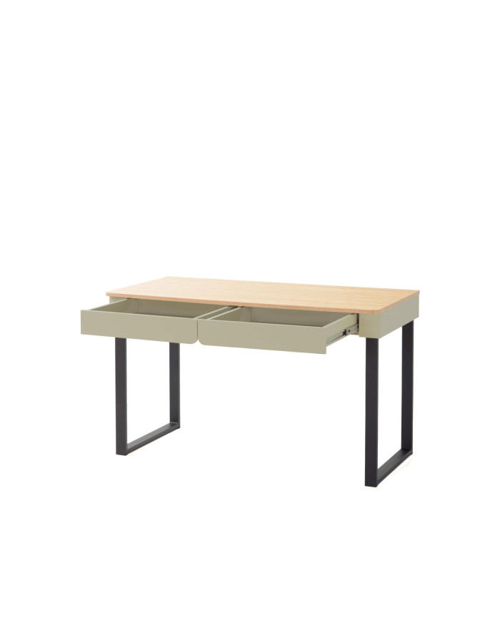 Biurko Luca LC11 z szufladami, Eukaliptus/ Dąb baltic dune, MEBLAR