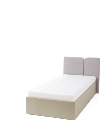 Łóżko Luca LC13, powierzchnia 90x200 cm, stelaż, pojemnik, Eukaliptus/ Dąb baltic dune, MEBLAR