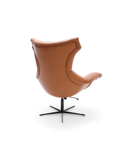 Fotel skórzany Sensi, obrotowy, funkcja kołysania, Wersal