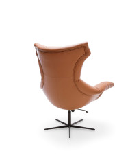 Fotel skórzany Sensi, obrotowy, funkcja kołysania, Wersal