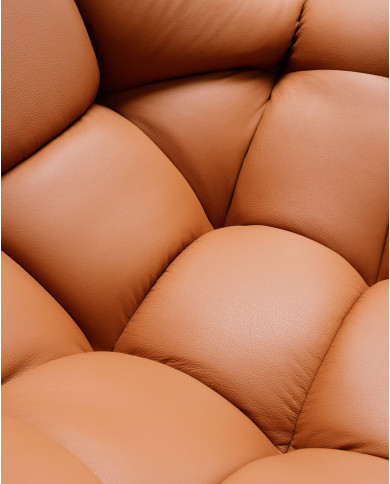 Fotel skórzany Sensi, obrotowy, funkcja kołysania, Wersal