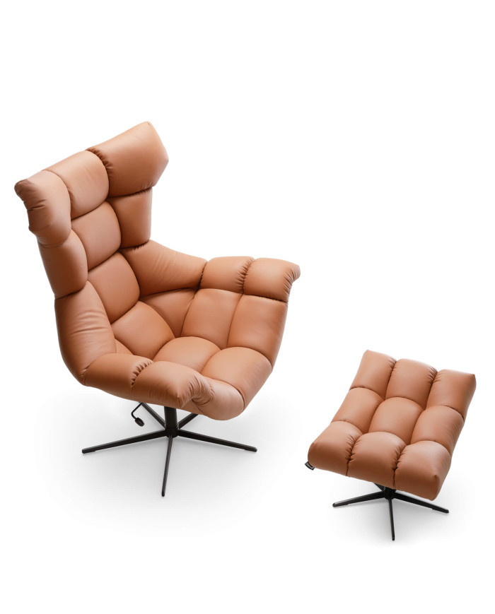 Pufa skórzana - podnóżek Sensi, Wersal