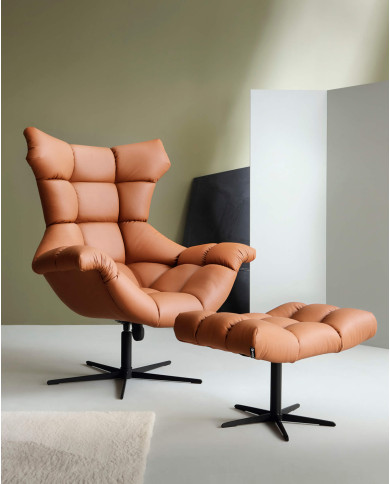 Pufa skórzana - podnóżek Sensi, Wersal