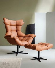 Pufa skórzana - podnóżek Sensi, Wersal