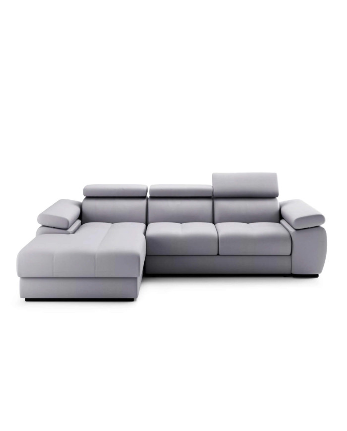 Narożnik Lizbona 1, funkcja spania, pojemnik, regulowane zagłówki, regulowane podłokietniki, PUSZMAN