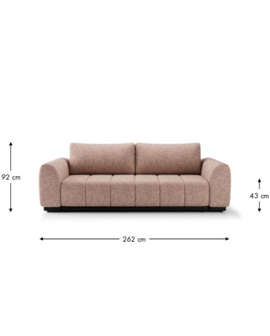 Sofa Paloma, funkcja spania, pojemnik, PUSZMAN