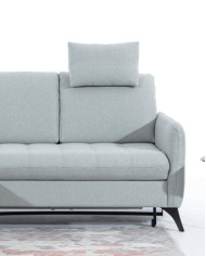 Narożnik Lukka OS+2F+OSB, 2 zagłówki, funkcja spania, pojemniki, regulowane zagłówki, Stagra