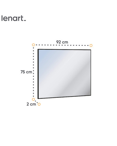 Garderoba Quant QG-05, lustro szerokie, LENART