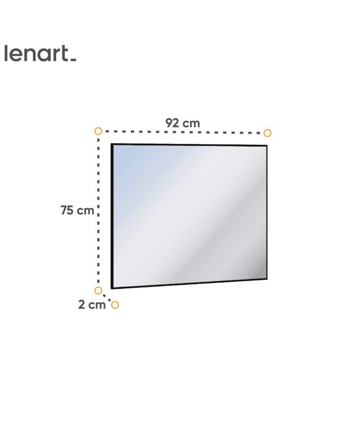 Garderoba Quant QG-05, lustro szerokie, LENART