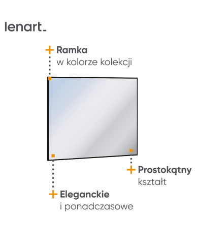 Garderoba Quant QG-05, lustro szerokie, LENART