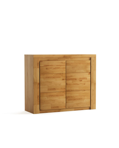 Komoda Bruno 05, dwudrzwiowa, front dąb lity olejowany, SIUDY