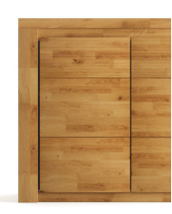 Komoda Bruno 05, dwudrzwiowa, front dąb lity olejowany, SIUDY