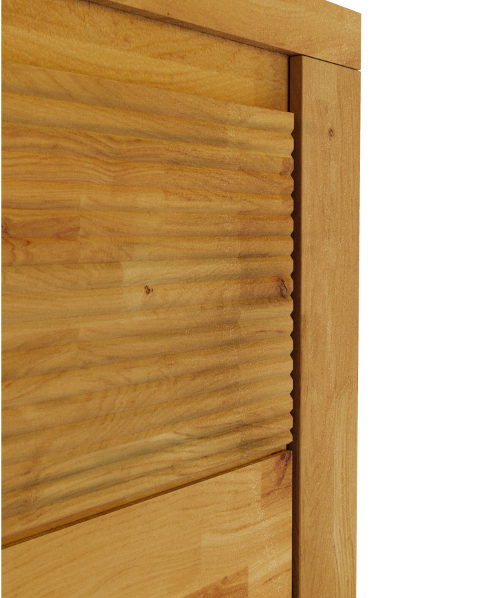 Komoda Bruno 05, dwudrzwiowa, front dąb lity olejowany, SIUDY