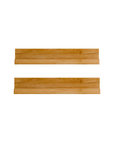 Półki wiszące Bruno 25, zestaw 2 półek naściennych 90 cm, SIUDY