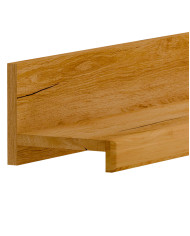 Półki wiszące Bruno 25, zestaw 2 półek naściennych 90 cm, SIUDY